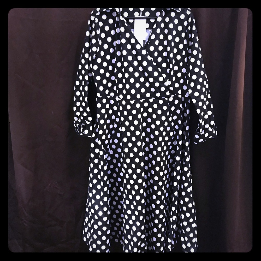 Zaful polkadot dress